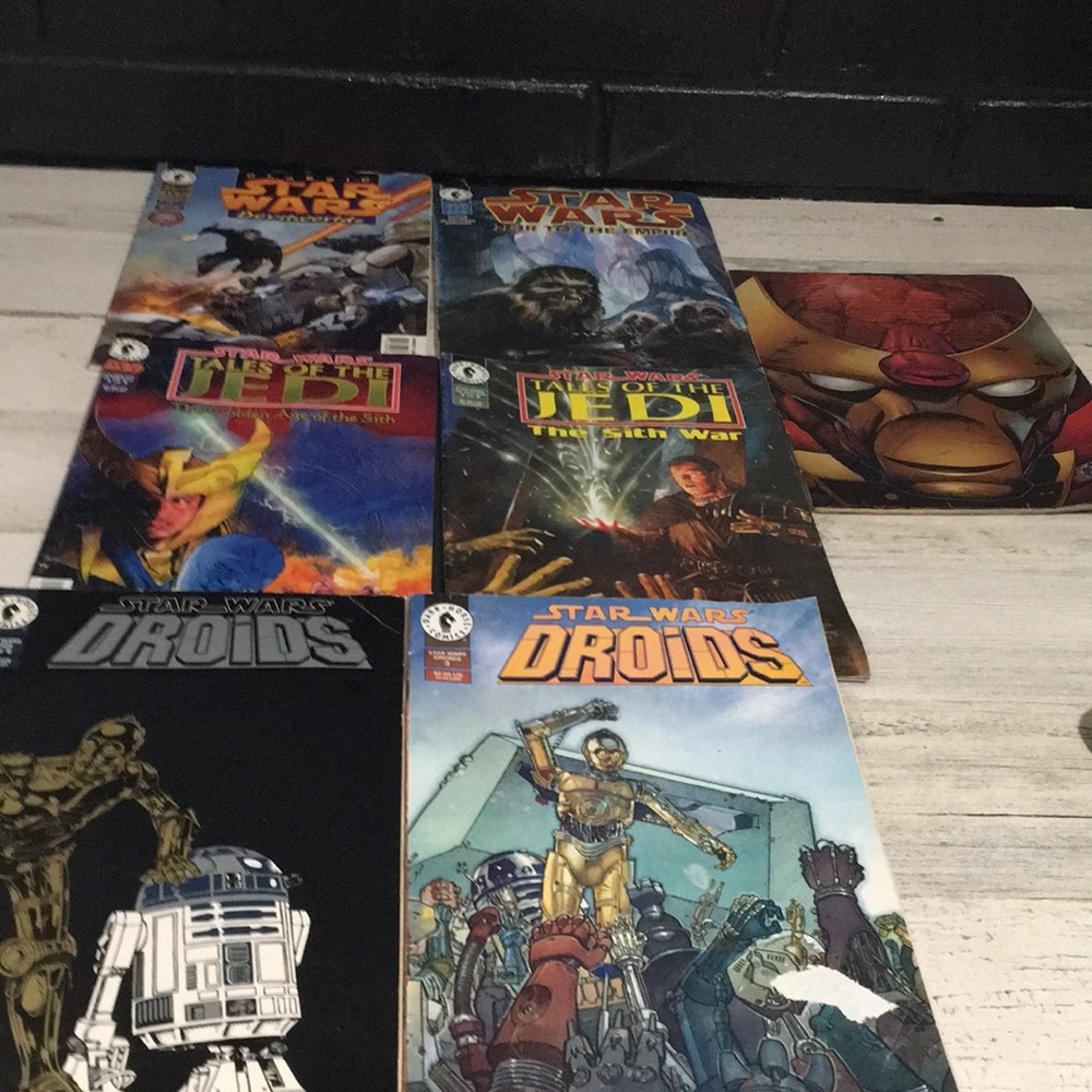 Star Wars Dark Horse Comics from 1994-1997 seven total vintage